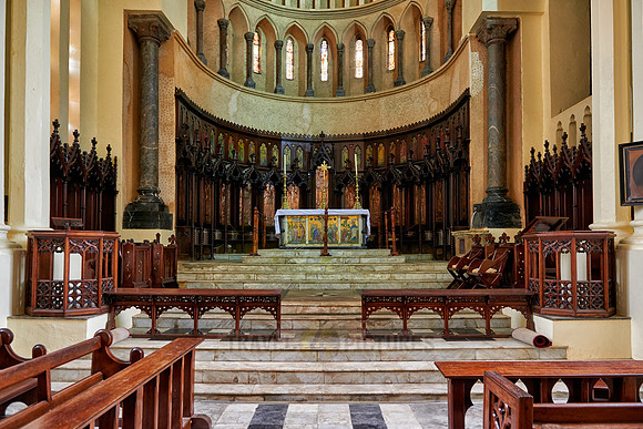 interior shot Anglican Cathedral in Stone Town