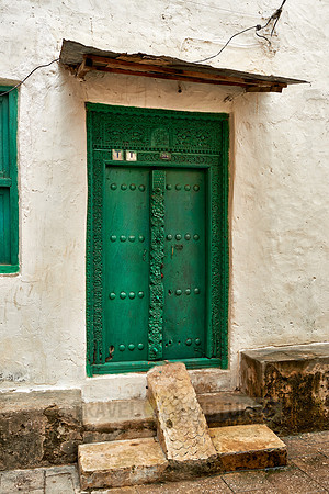 typical carved doors in Stone town