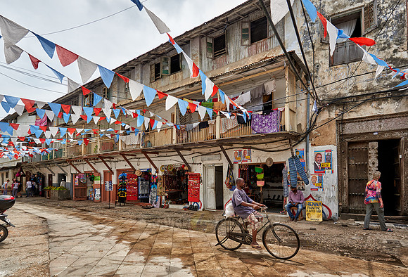 street scene in Stone Town