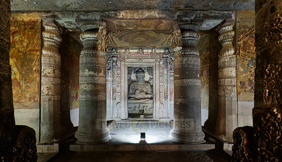 Ajanta caves, cave 1, Aurangabad