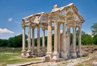 Tetrapylon in Aphrodisias Ancient City