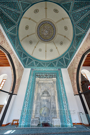 interior view of Alauddin Qayqubad Mosque, Konya