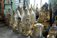 Workshop Buddha Statues, cast bronze