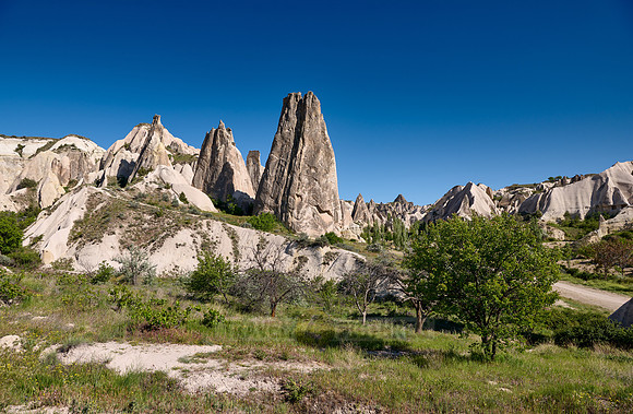 landscape of Rose Valley Goreme