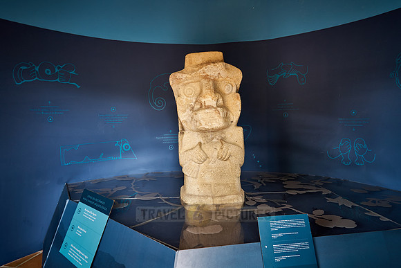 sculptures inside museum of San Agustin