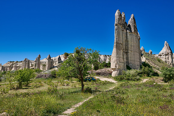 landscape of love valley near Göreme
