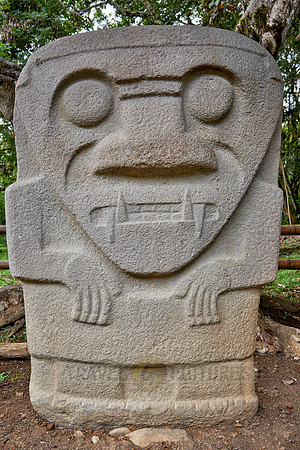 Mesita C of archaeological park Parque Arqueologico De San Agustin