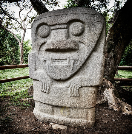 Mesita C of archaeological park Parque Arqueologico De San Agustin