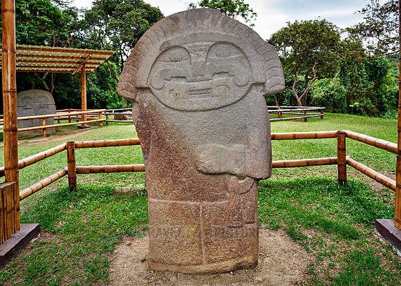 Mesita C of archaeological park Parque Arqueologico De San Agustin
