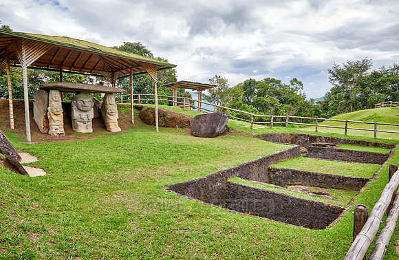 Mesita A of archaeological park Parque Arqueologico De San Agustin