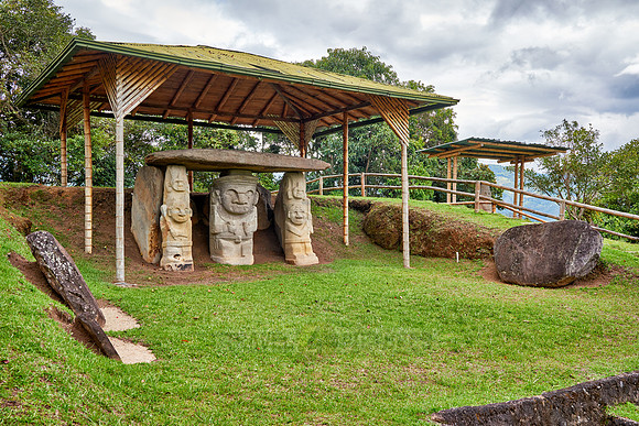Mesita A of archaeological park Parque Arqueologico De San Agustin