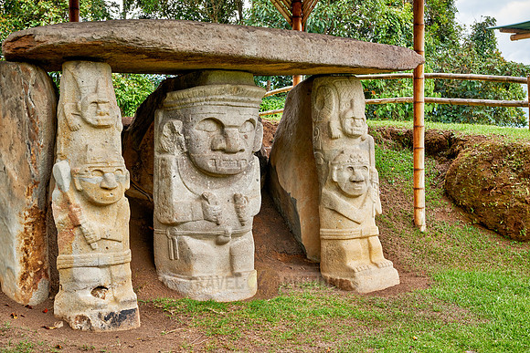 Mesita A of archaeological park Parque Arqueologico De San Agustin