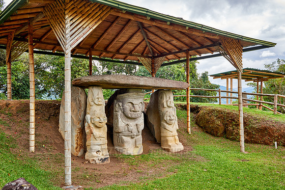 Mesita A of archaeological park Parque Arqueologico De San Agustin