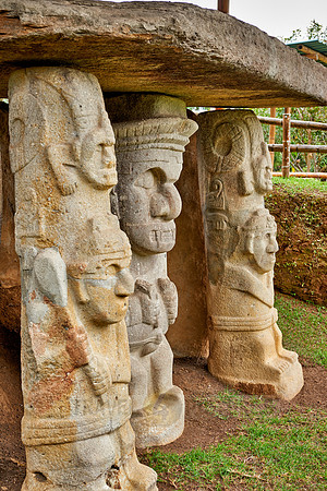 Mesita A of archaeological park Parque Arqueologico De San Agustin