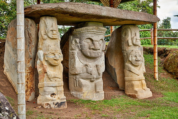 Mesita A of archaeological park Parque Arqueologico De San Agustin
