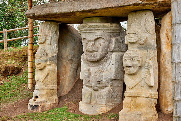 Mesita A of archaeological park Parque Arqueologico De San Agustin