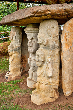 Mesita A of archaeological park Parque Arqueologico De San Agustin