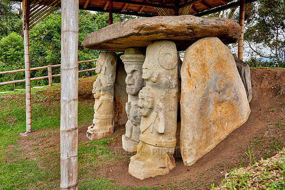 Mesita A of archaeological park Parque Arqueologico De San Agustin