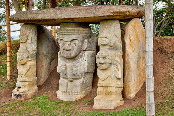 Mesita A of archaeological park Parque Arqueologico De San Agustin