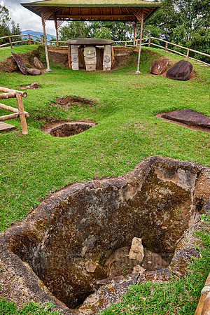 Mesita A of archaeological park Parque Arqueologico De San Agustin