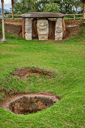 Mesita A of archaeological park Parque Arqueologico De San Agustin