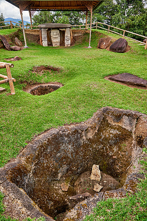 Mesita A of archaeological park Parque Arqueologico De San Agustin