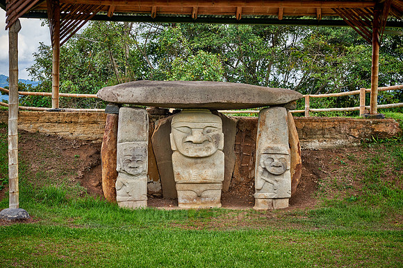 Mesita A of archaeological park Parque Arqueologico De San Agustin