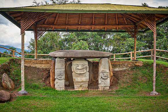 Mesita A of archaeological park Parque Arqueologico De San Agustin