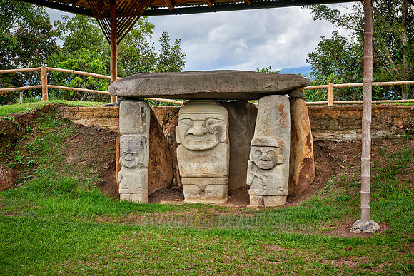 Mesita A of archaeological park Parque Arqueologico De San Agustin