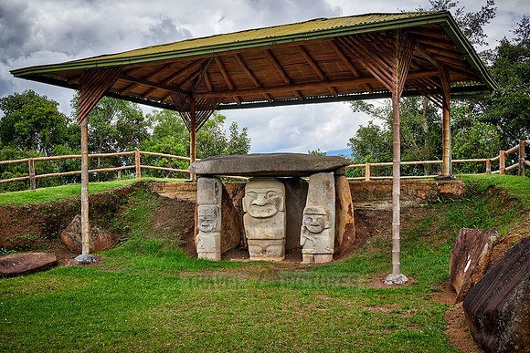 Mesita A of archaeological park Parque Arqueologico De San Agustin