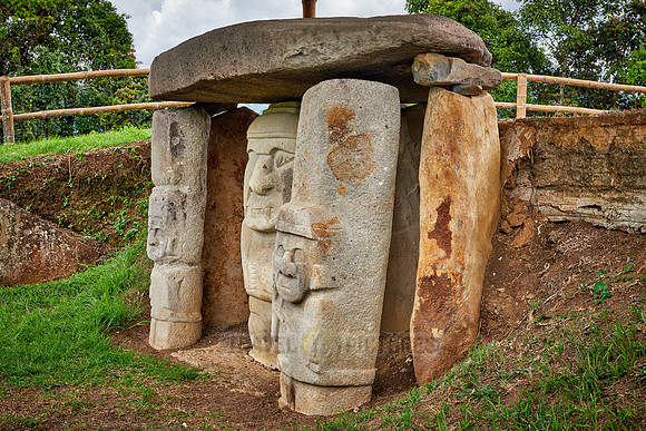 Mesita A of archaeological park Parque Arqueologico De San Agustin