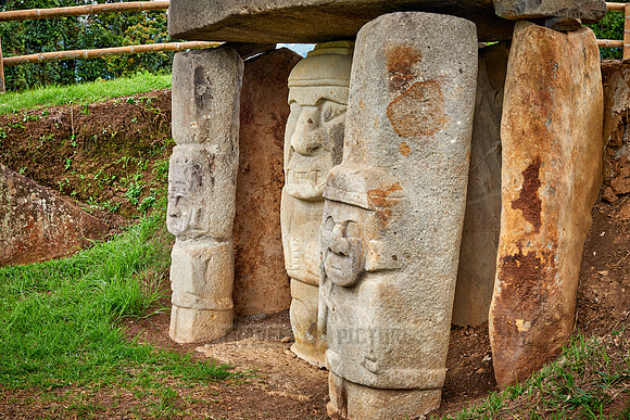 Mesita A of archaeological park Parque Arqueologico De San Agustin
