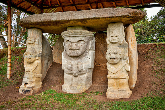 Mesita A of archaeological park Parque Arqueologico De San Agustin