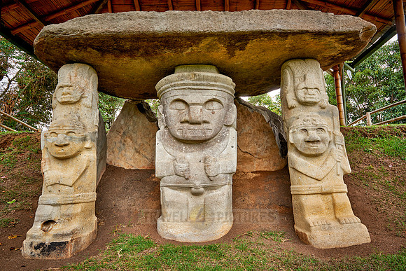 Mesita A of archaeological park Parque Arqueologico De San Agustin