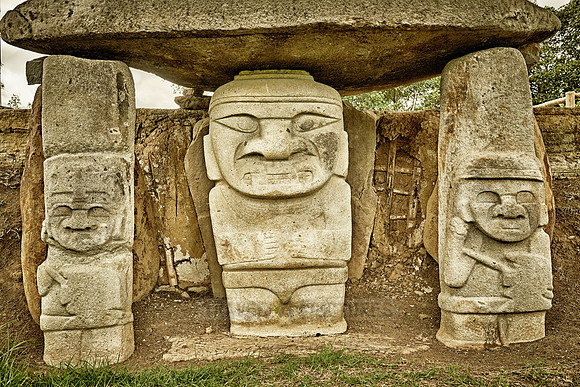 Mesita A of archaeological park Parque Arqueologico De San Agustin