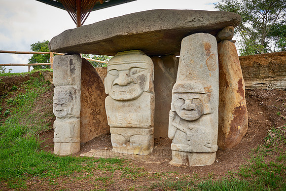 Mesita A of archaeological park Parque Arqueologico De San Agustin