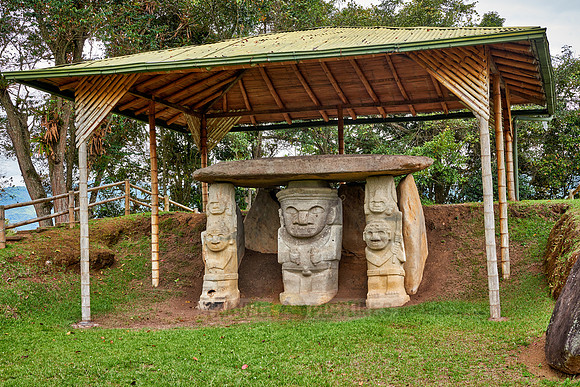 Mesita A of archaeological park Parque Arqueologico De San Agustin