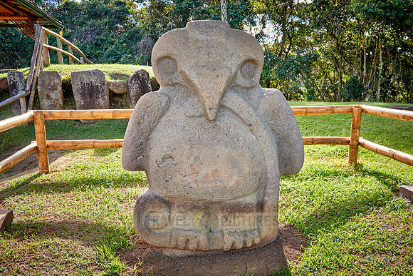 Mesita B of archaeological park Parque Arqueologico De San Agustin