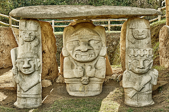 Mesita B of archaeological park Parque Arqueologico De San Agustin