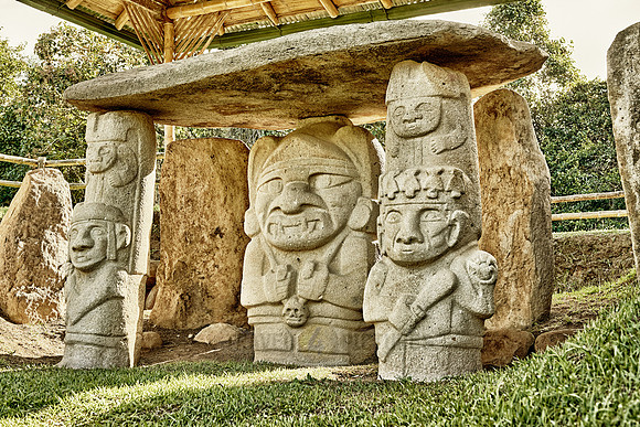 Mesita B of archaeological park Parque Arqueologico De San Agustin