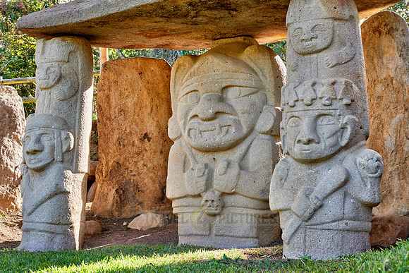 Mesita B of archaeological park Parque Arqueologico De San Agustin