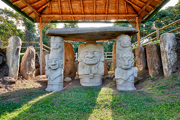 Mesita B of archaeological park Parque Arqueologico De San Agustin