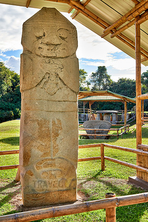 Mesita B of archaeological park Parque Arqueologico De San Agustin