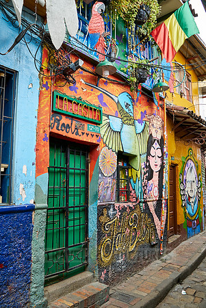 graffiti in La Candelaria