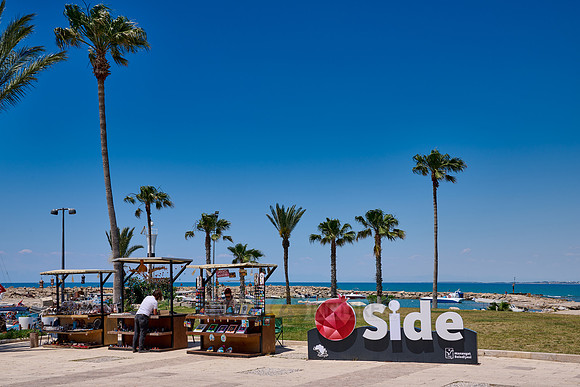 sign of Old town of Side