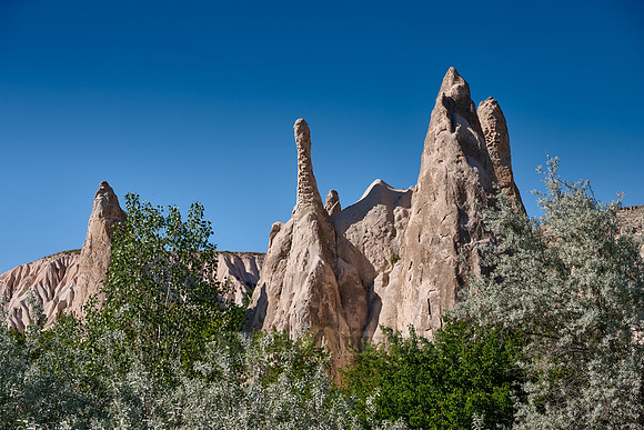landscape of Rose Valley Goreme