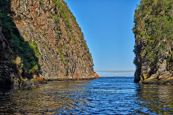 suspension bridge above Storms River