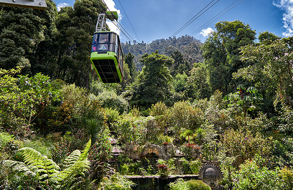 garden at cable car station
