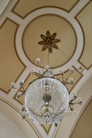 chandelier in Cathedral of Colombia