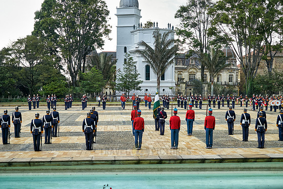 change of palace guard at presidential palace